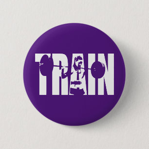 Women's Weightlifting Motivation - TRAIN Button