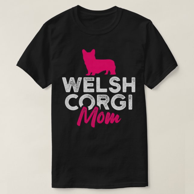 Womens Welsh Corgi Mom1855 T-Shirt (Design Front)