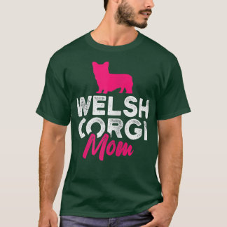Womens Welsh Corgi Mom 1857 T-Shirt