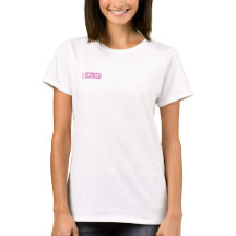 Womens We're Always Open Tee white/pink