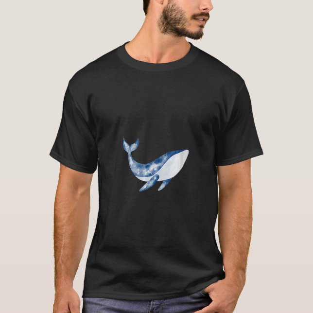 Womens Whale Blue Whale Pottwal Sea Animal  with O T-Shirt (Front)