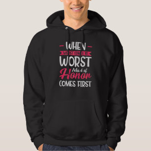 Womens When Comes Maid Of Honor Bachelorette Party Hoodie
