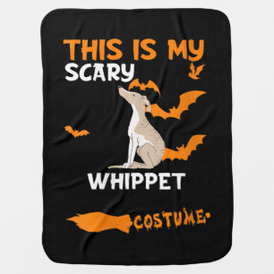 Womens Whippet Costume Halloween Lazy Scary Dog Baby Blanket