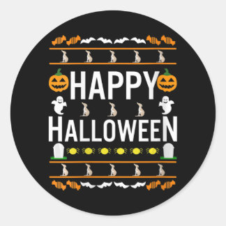 Womens Whippet Halloween Lazy Ugly Costume Dog Classic Round Sticker