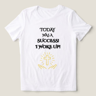 WOMEN'S WHITE INSPIRATIONAL GRAPHIC NEW BEGINNING Tri-Blend SHIRT
