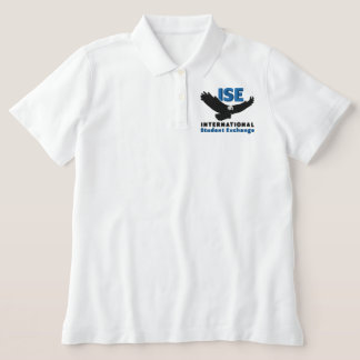 Women's White ISE Polo Shirt