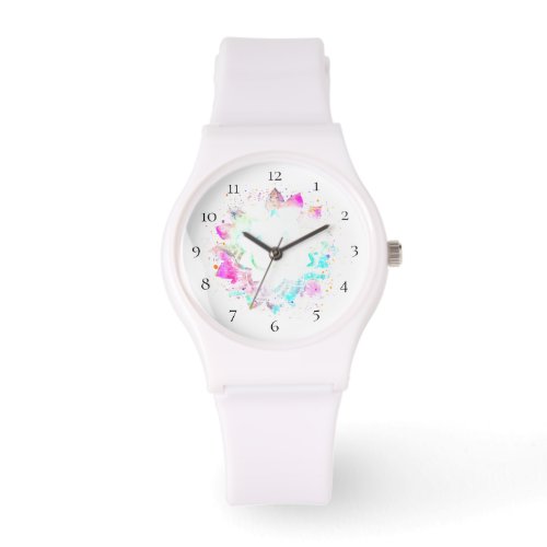  Womens White Om New Age Lotus Flower Mandala Watch