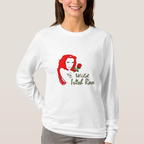 Womens Wild Irish Rose T_Shirt