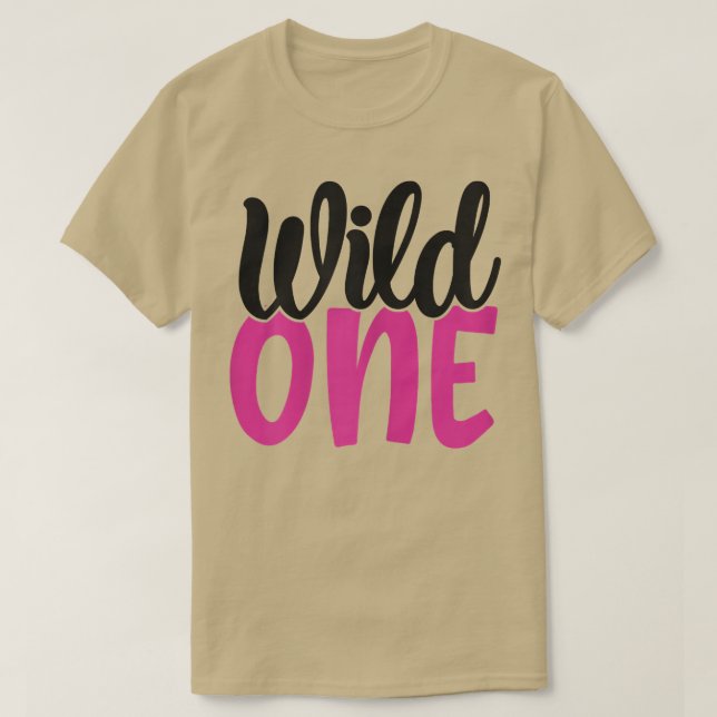 Womens Wild One BFF Matching Girls Night Sleepover T-Shirt (Design Front)