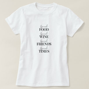 Womens Wine Funny Summertime Drinking Vino Graphic T-Shirt