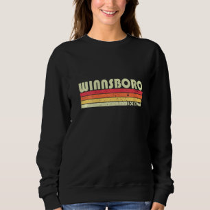 Womens WINNSBORO LA LOUISIANA Funny City Home Root Sweatshirt