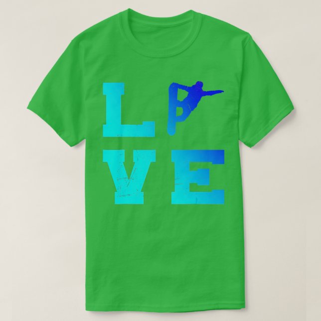 Womens winter sports snowboarding snowboarder  T-Shirt (Design Front)