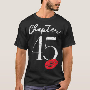 Womens Womens 45th Birthday  Anniversary Gift For  T-Shirt