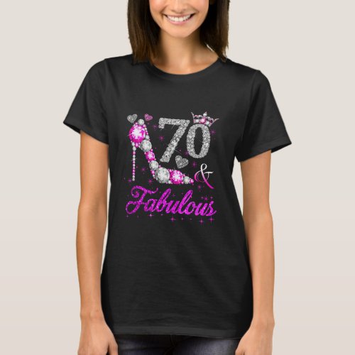 Womens Womens 70th Birthday For Wife and T_Shirt