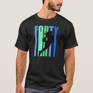 Womens Womens Basketball 40Th Birthday Player Shoo T-Shirt