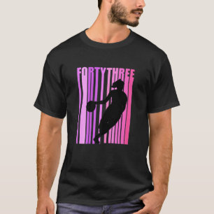 Womens Womens Basketball 43rd Birthday Retro 43 Su T-Shirt