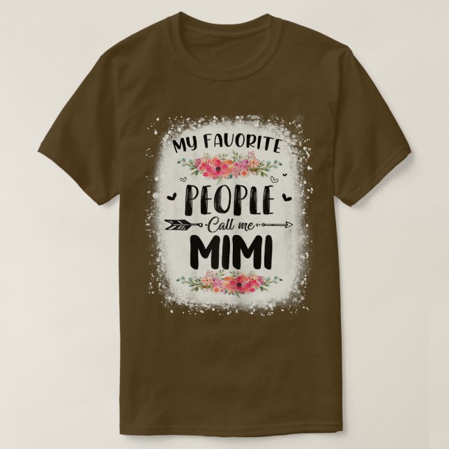 Womens Womens Bleached My Favorite People Call Me  T-Shirt (Design Front)