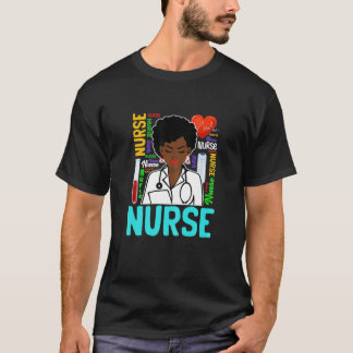 Womens Womens Dy Black Nurse 2022 Costume Black Hi T-Shirt