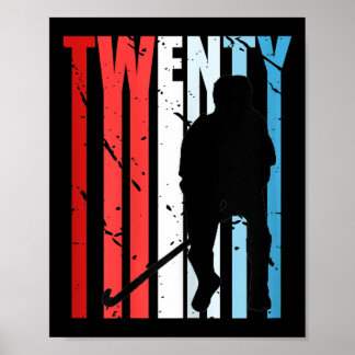 Womens Womens Field Hockey 48th Birthday Player Te Poster