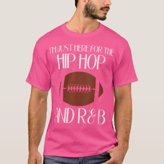 Womens Womens Football Game Just Here For The Hip  T-Shirt