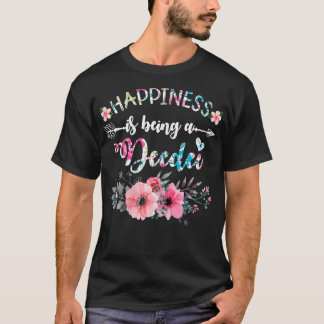 Womens Womens Happiness Is Being A Deedee Mother's T-Shirt