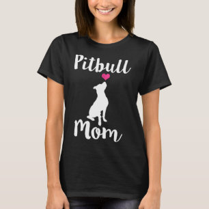 Womens Womens Pitbull Mom Pit Bull Dog Mama T-Shirt