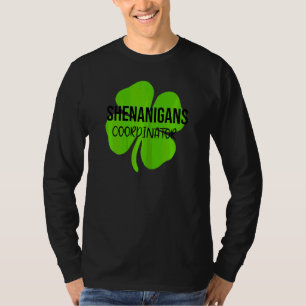 Womens Womens Shenanigans Coordinator Saint Patric T-Shirt