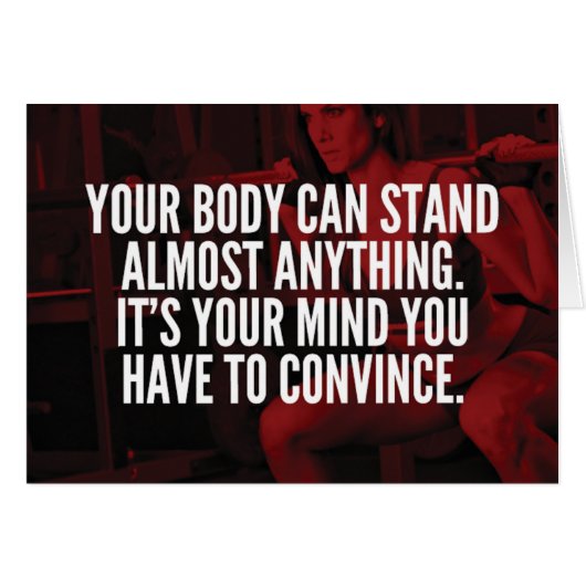 Women's Workout Inspirational Words (Front Horizontal)