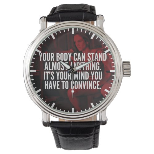 Womens Workout Inspirational Words Watch