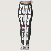 Women's Workout Yoga YUM YUM GET YOU SOME Leggings Women's Workout Yoga YUM YUM GET YOU SOME Leggings