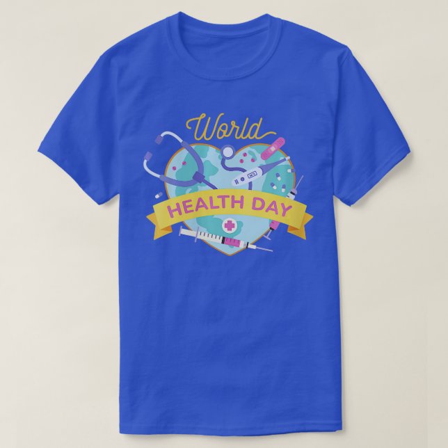 Womens World Health Day in April to Raise Awarenes T-Shirt (Design Front)