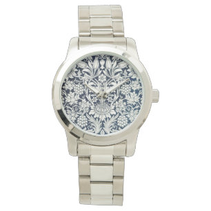 Womens Wrist Watches - Blue Floral