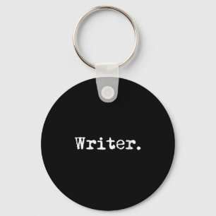 Womens Writer Funny Writing Book Au Novelist Gift Keychain