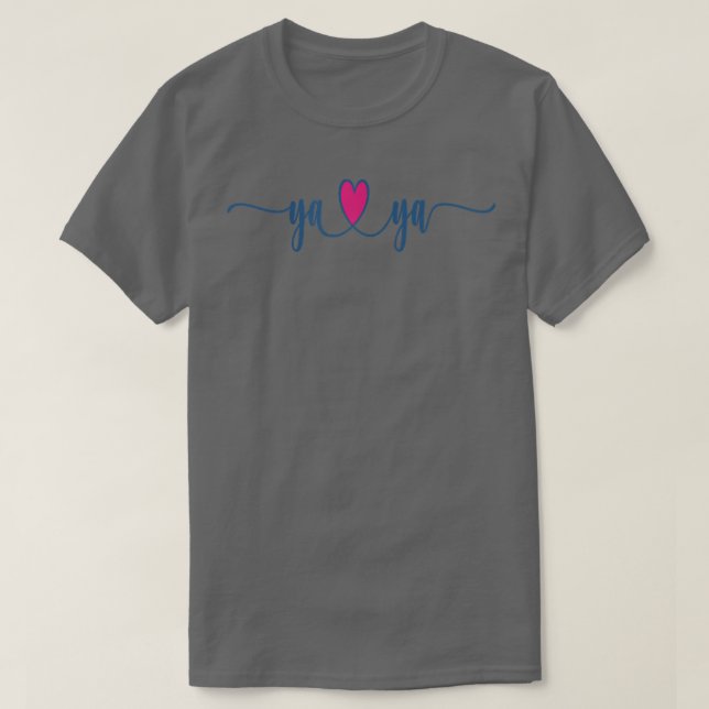 Womens YaYa s for Greek Grandmas Nicknames Best Fr T-Shirt (Design Front)