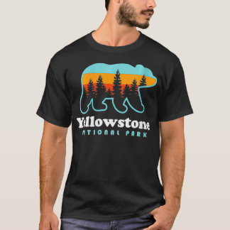Womens Yellowstone National Park Wyoming Bear Men T-Shirt
