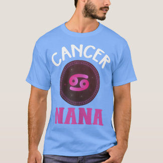 Womens Zodiac Sign Cancer Nana Shirt Horoscope Ast