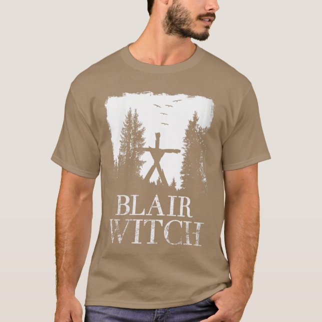 Womenshe Blair Witch Project Simplifiedrees Poster T-Shirt (Front)