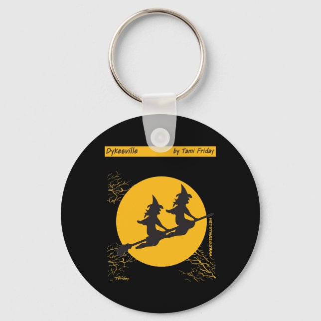 Womyn Witches Keychain (Front)