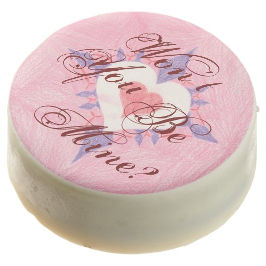 Won’t You Be Mine? Heart Chocolate Covered Oreo (Angled)