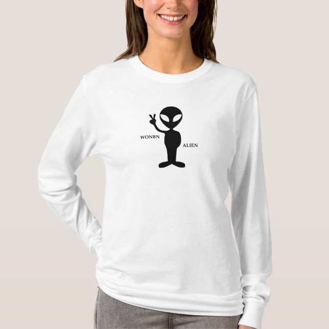 Wonbn Alien logo sweatshirt - teen/adult T-Shirt (Front)