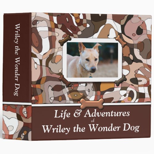 Wonder Dog Custom Photo Book 2 Binder