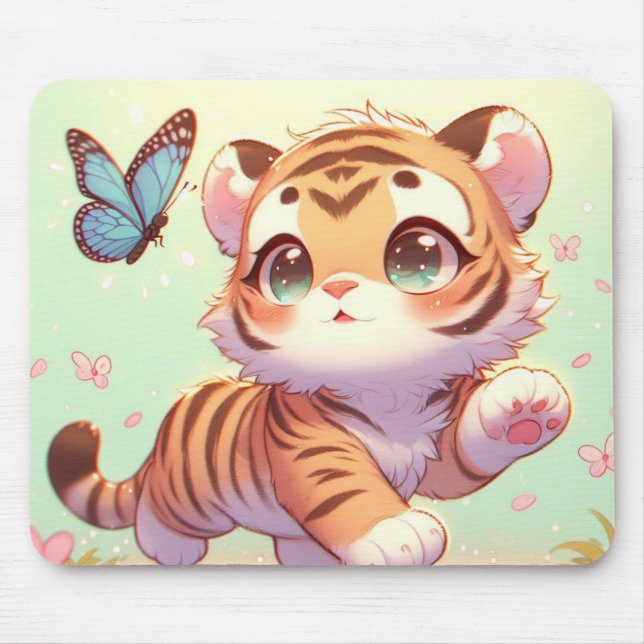 Wonder in a Kitten's Eyes Mouse Pad (Front)