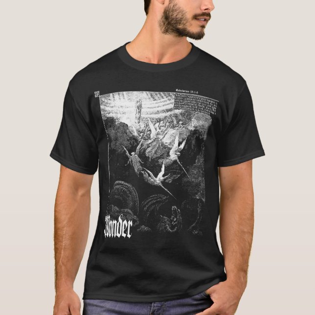 WONDER in heaven shirt (Front)