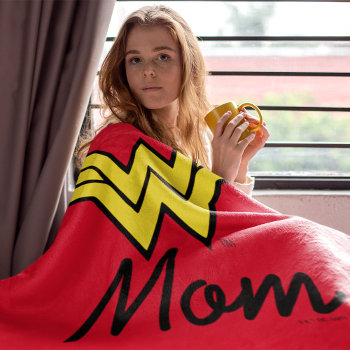 Wonder Mom Classic Fleece Blanket by wonderwoman at Zazzle