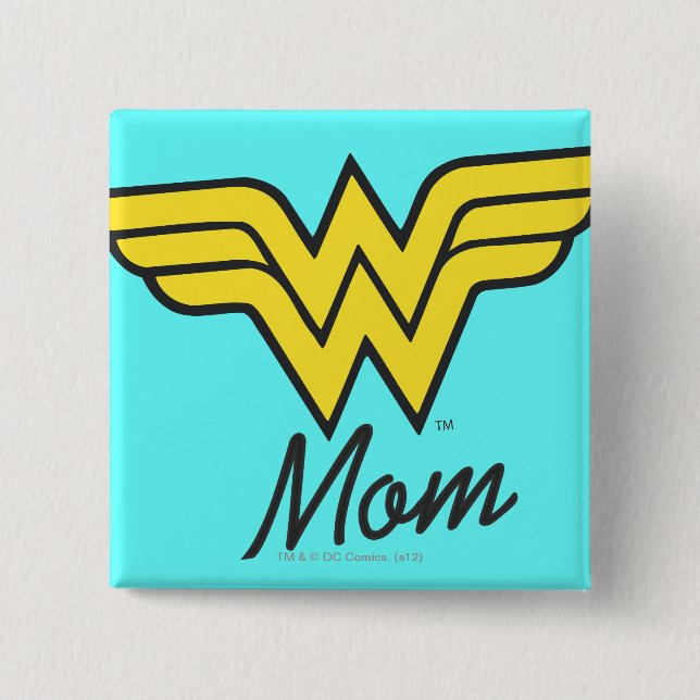 Wonder Mom Classic Pinback Button (Front)