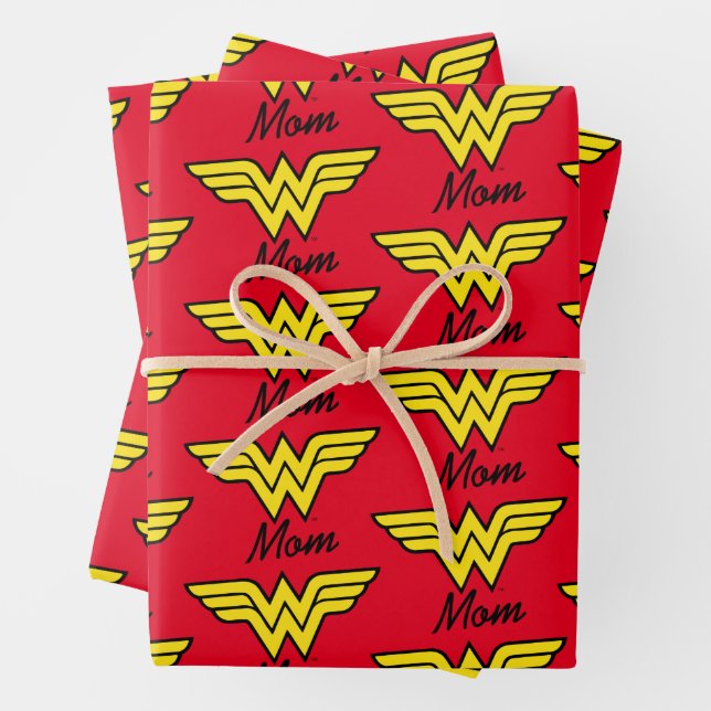 Wonder Mom Classic Wrapping Paper Sheets (In situ)