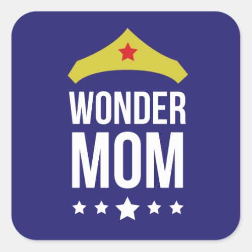 Wonder Mom _ Glossy Square Sticker