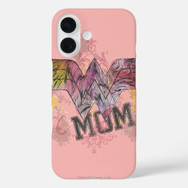 Wonder Mom Mixed Media Case-Mate iPhone Case (Back)