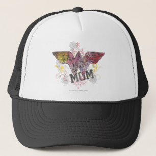 Wonder Mom Mixed Media Trucker Hat