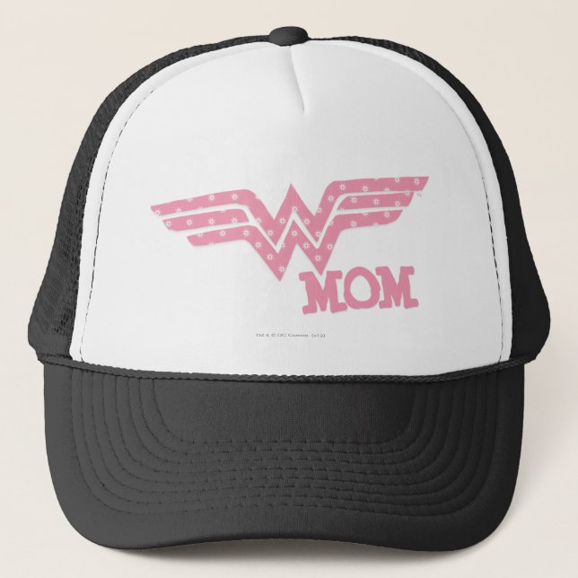 Wonder Mom Pink Trucker Hat (Front)